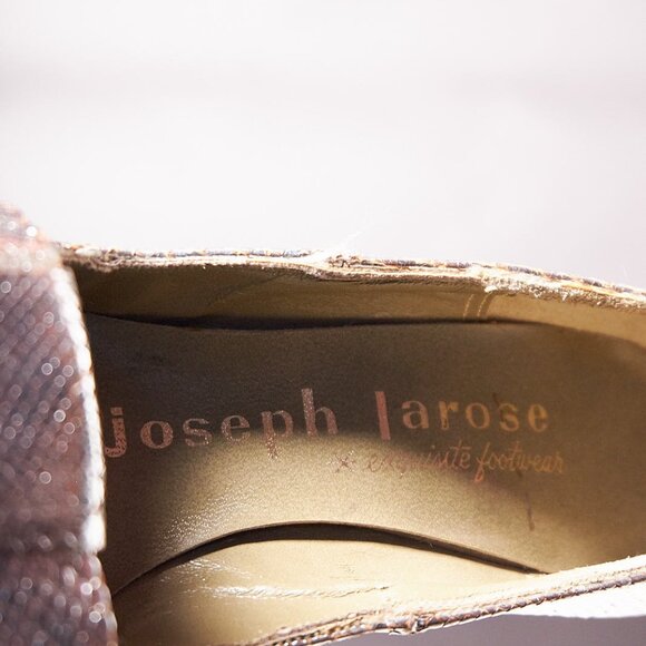 1960s Sliver Faux Skin Mod Pumps Heels Shoes - Picture 11 of 16